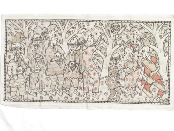 Nigerian Painting (Markers on Linen)