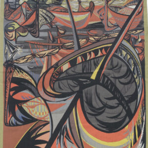 4342 Modernist Tapestry by Normand 4 ft 9 in x 6 ft 9 in