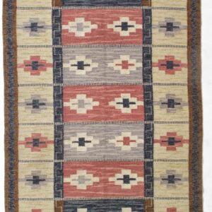 2989 Swedish Kilim 4 ft 3 in x 7 ft 9 in (127 x 236)