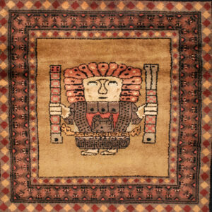 3026 Peruvian rug  5 ft 6 in x 5 ft 6 in (168 x 168)