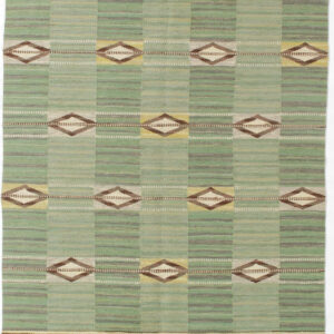 4191 Swedish Kilim 4 ft 4 x 7 ft