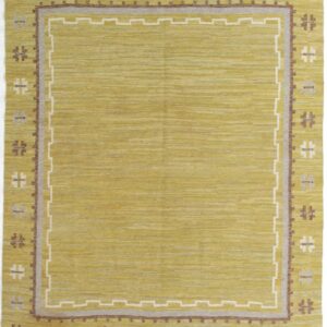4193 Swedish kilim n7 ft x 8 ft 4 in