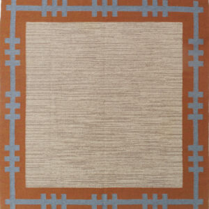 4194 Swedish Kilim 6 ft 8 x 7 ft