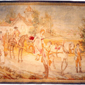 2597 French Tapestry 5 ft x 6 ft 6 in