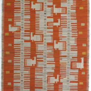 2951 Swedish Flat Weave Rug 5 ft x 6 ft 8 in