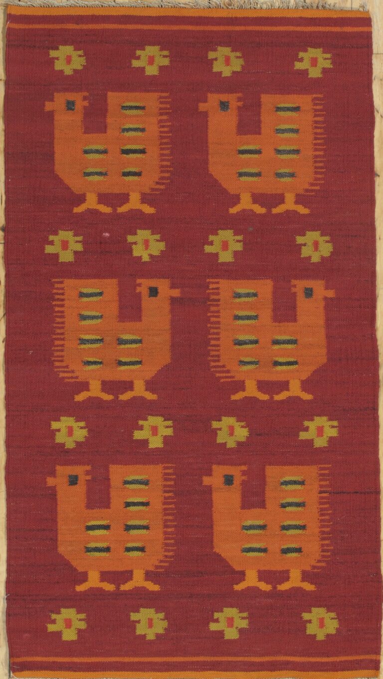 4136 Polish Kilim 2 ft 8 in x 4 ft 9 in