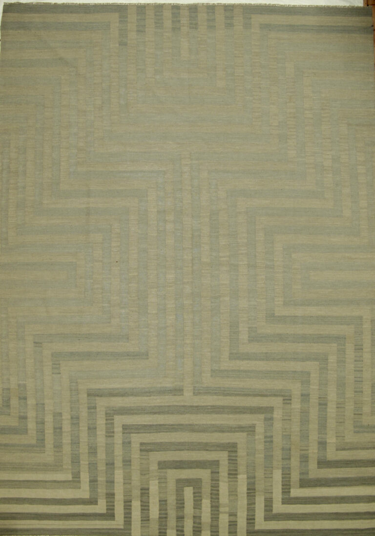 5612 Contemporary Kilim 10 ft x 14 ft