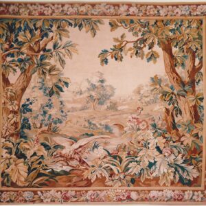 7448 Aubusson tapestry 8 ft 9 in x 9 ft 2 in