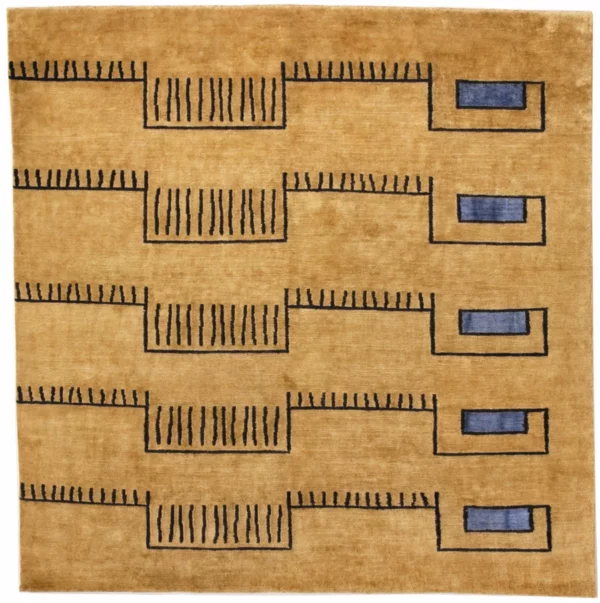 Elemental Art Deco rug