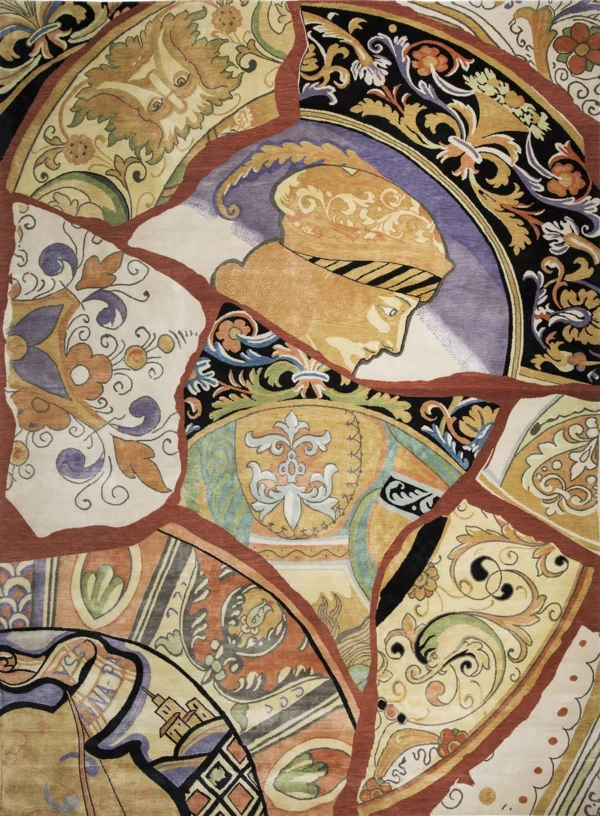 Firenze Renaissance silk rug