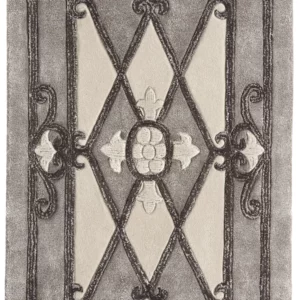 Fleur-de-Lys French wool & silk runner