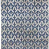 Foliate banana silk rug