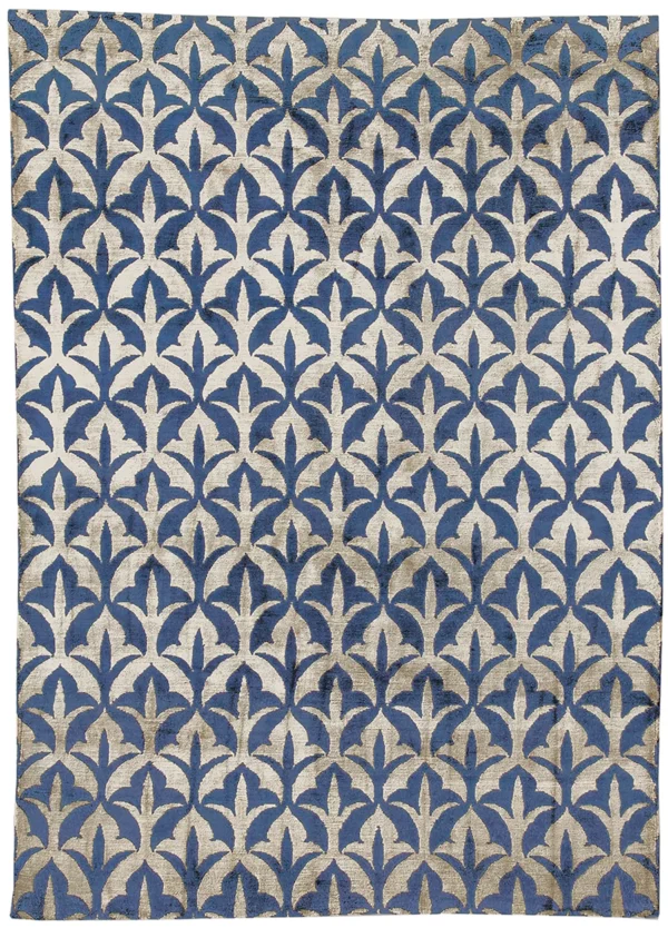 Foliate banana silk rug