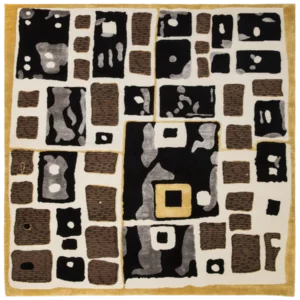 Klimt Fulfillment silk and wool rug