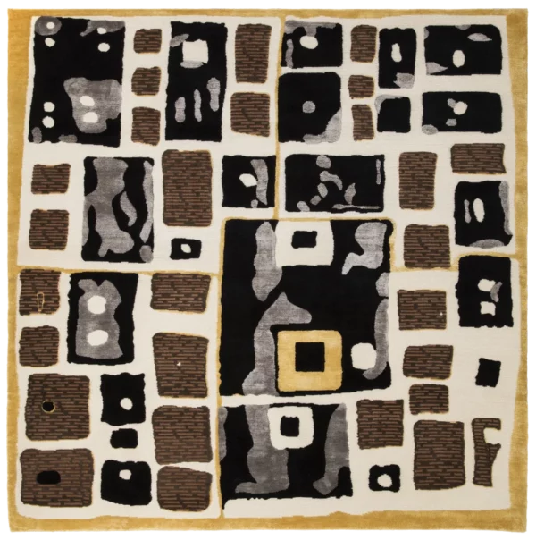 Klimt Fulfillment silk and wool rug