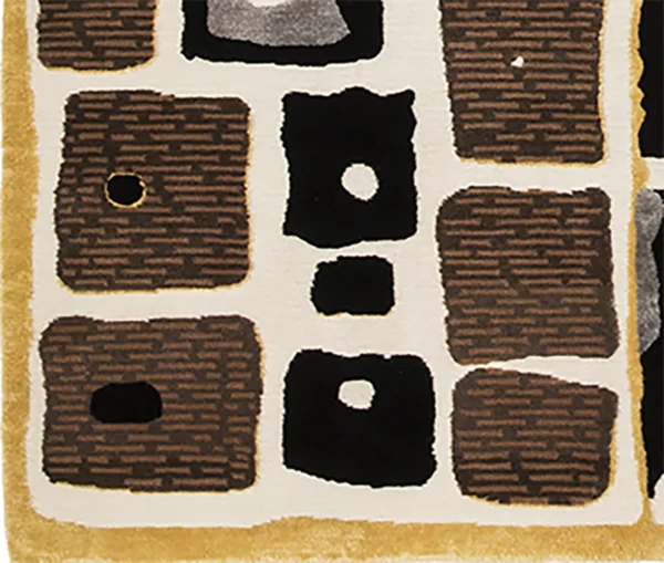 Klimt Fulfillment silk and wool rug - Image 2