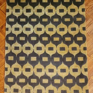 A pair of wool & linen runners