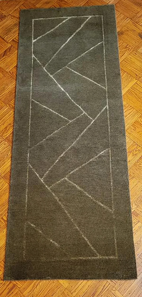 Intrigue wool & silk runner