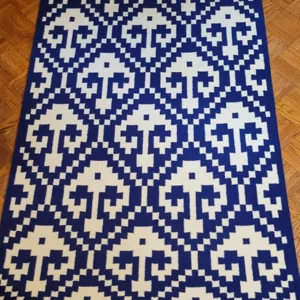 King flat weave rug