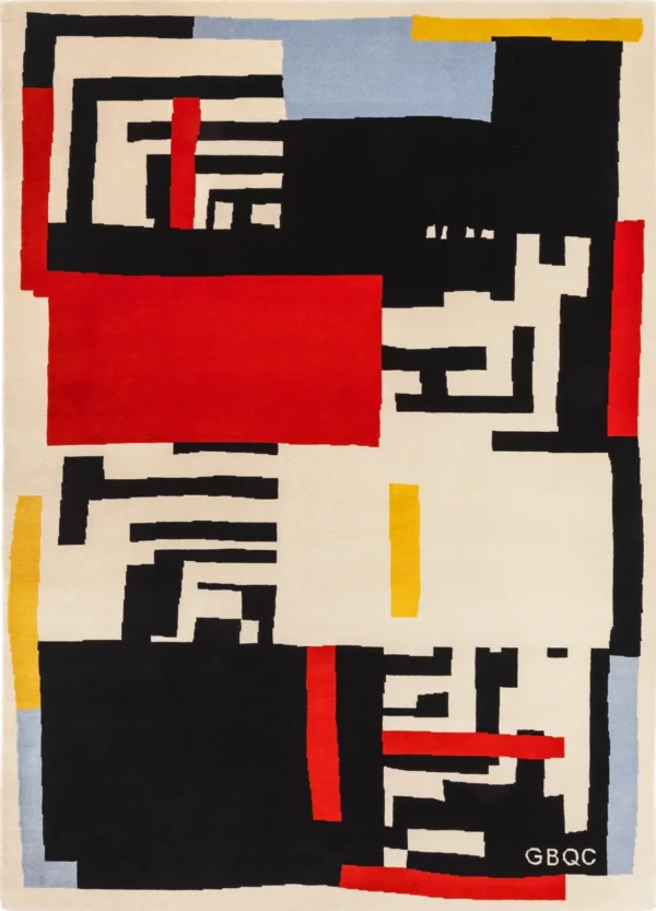 Gee's Bend Louisiana Bendolph Housetop rug