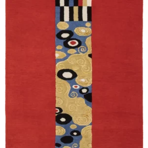 Klimt Pools silk and wool runner