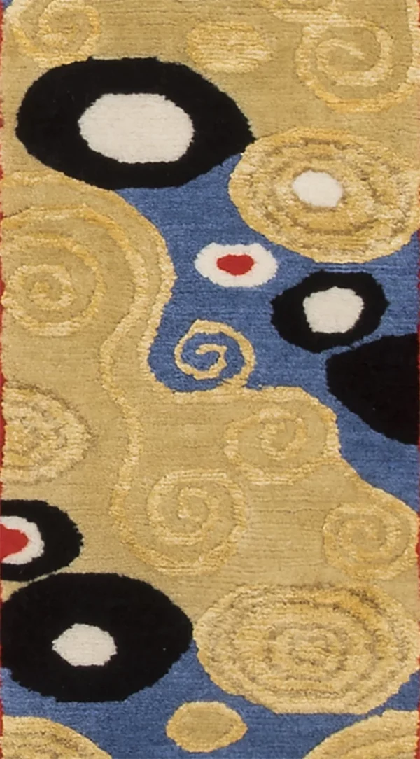 Klimt Pools silk and wool runner - Image 2