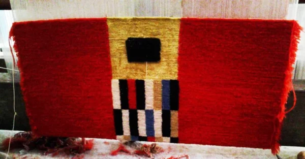 Klimt Pools silk and wool runner - Image 3