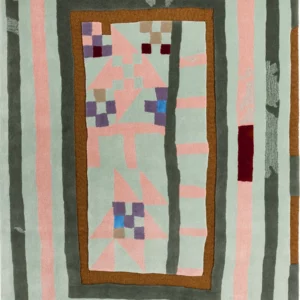 Gee's Bend Sampler wool & bamboo rug