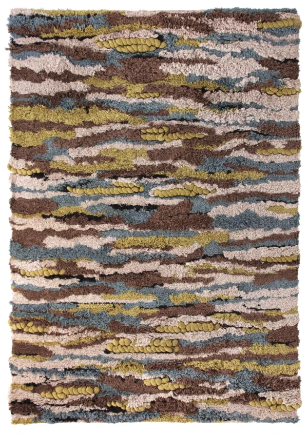 Sauvage Linen shag rug