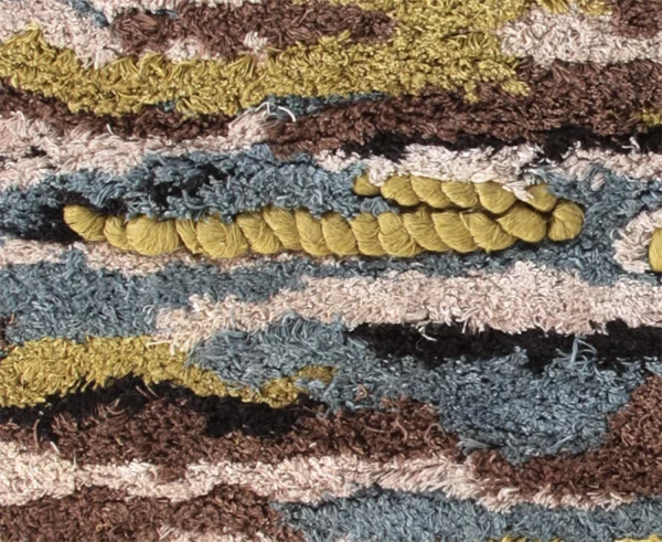 Sauvage Linen shag rug - Image 2