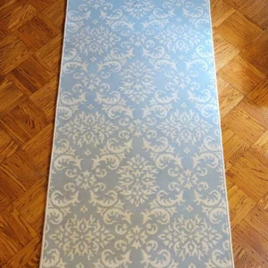 Scrollwork Wool & Silk Runner