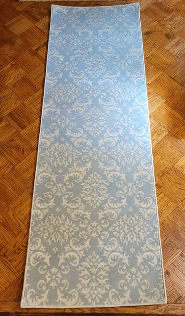 Scrollwork Wool & Silk Runner