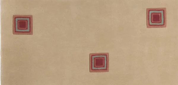 Squared Contemporary wool rug - Image 2