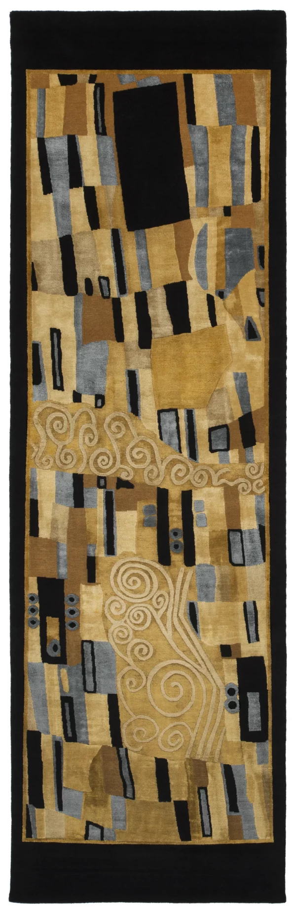 Klimt The Kiss silk and wool runner