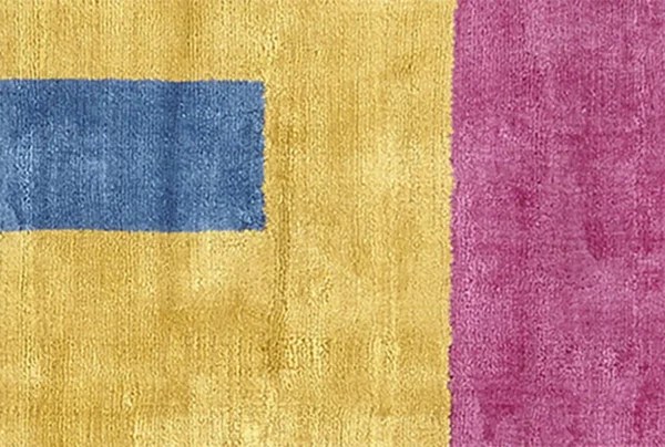 Wind hand-loomed silk rug - Image 2