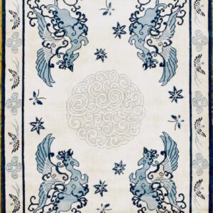 1045 Japanese Rug 3 ft 1 x 6 ft 1 in