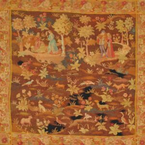 3736 French Tapestry 6 ft 7 in x 7 ft